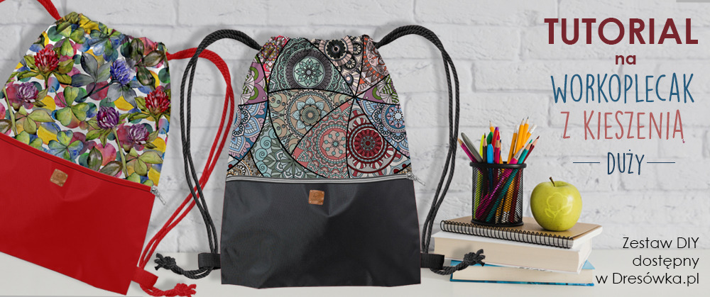 Jak uszyć workoplecak z kieszenią?