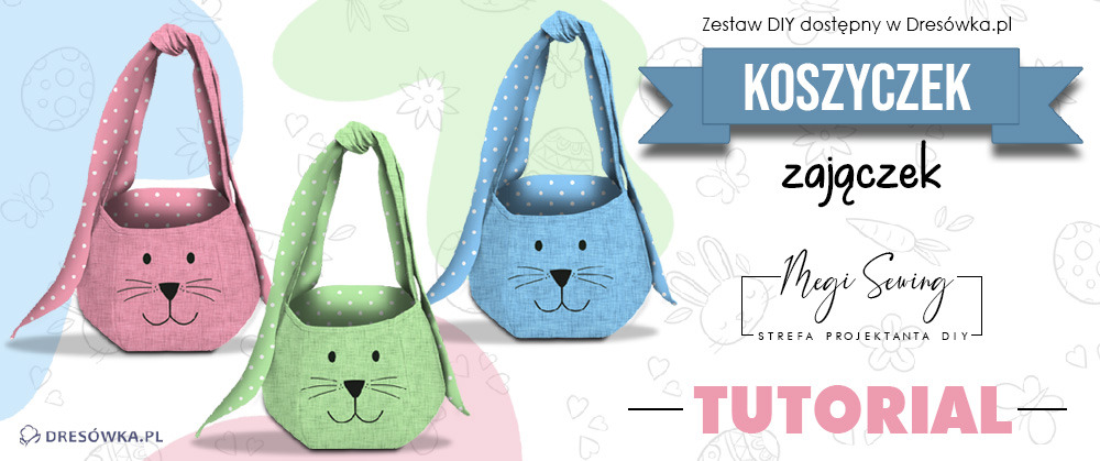 Koszyczek w kształcie zajączka