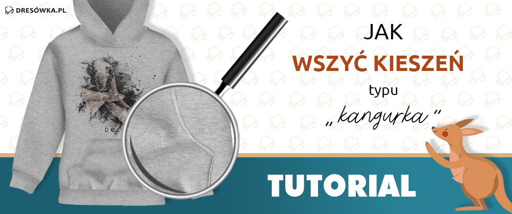 Kieszeń w bluzie kangurka