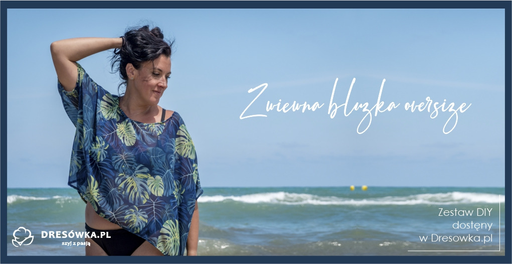 Zwiewna bluzka oversize