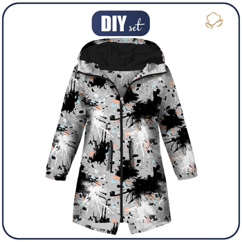 KINDERPARKA (ARIEL) - SPLASH M. 4 - Nähset (134/140)