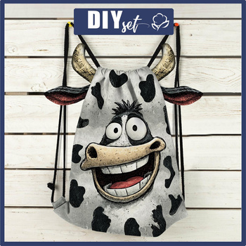 TURNBEUTEL FÜR KINDER - COW DOTTY