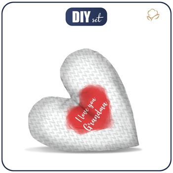 DEKO-KOPFKISSE HERZ - I love you Grandpa / ZIGZAG