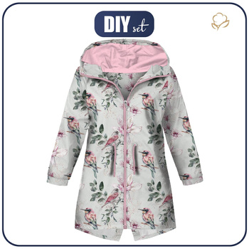 KINDERPARKA (ARIEL) - SPRING MELODY m. 1 - Nähset (134/140)
