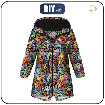 KINDERPARKA (ARIEL) - MONSTER - Softshell (98/104)