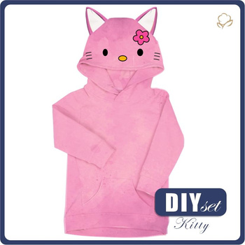 KINDER HOODIE (PARIS) - KITTY - Nähset (110/116)