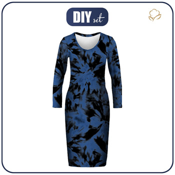 BLEISTIFTKLEID (ALISA) - BATIK Ms. 1 / classic blue - Nähset M