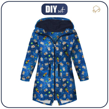 KINDERPARKA (ARIEL) - TIERE IM WELTRAUM Ms. 2 - Softshell (134/140)