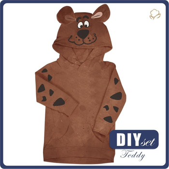 KINDER HOODIE (PARIS) - DETECTIVE - Nähset (110/116)