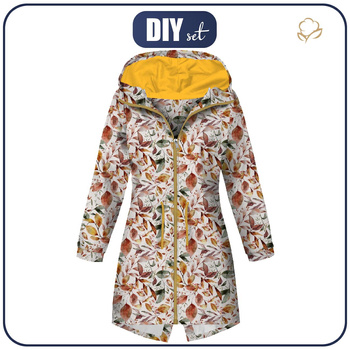 DAMENPARKA (ANNA) - HERBSTBLÄTTER M. 2 (BUNTER HERBST) - Softshell XL