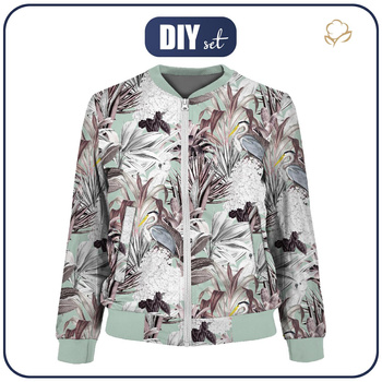 DAMEN BOMBERJACKE (KAMA) - LUXE TROPICAL M. 1 - Nähset S