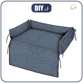 TIERBETT - LEINEN / jeans - Nähset - L