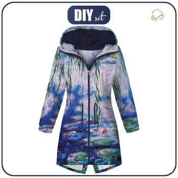 DAMENPARKA (ANNA) - WASSERLILIEN (Claude Monet) - Nähset M
