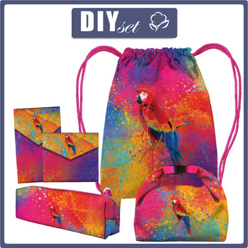 SCHÜLERPAKET - BUNT KLECKSE - Nähset