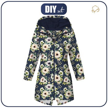 DAMENPARKA (ANNA) - KRONEN-ANEMONE - Softshell XL