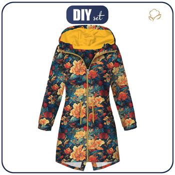 DAMENPARKA (ANNA) - VINTAGE CHINESE FLOWER MS. 4 - Nähset XL