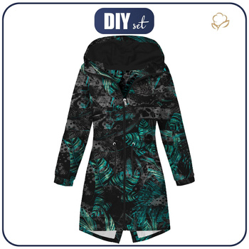 DAMENPARKA (ANNA) - JUNGLE ZEBRA - Nähset XXL
