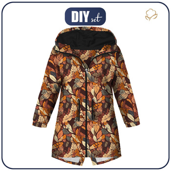 KINDERPARKA (ARIEL) - AUTUMN TIME M. 4 - Nähset (110/116)