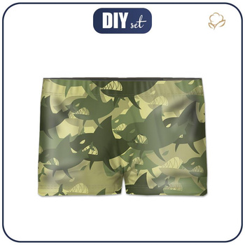 Jungen Badehose - HAIE CAMOUFLAGE 146-152