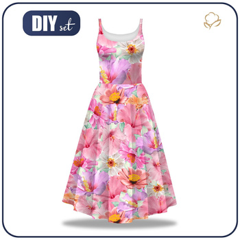 KLEID "ISABELLE" - STOCKROSEN - Nähset XS