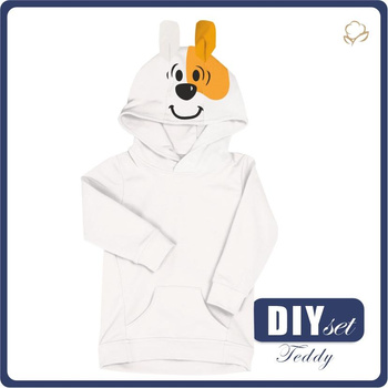 KINDER HOODIE (PARIS) - HUND - Nähset (110/116)