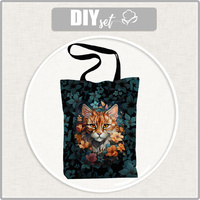 SHOPPER KABELKA - Animals mandala wz.12 - Sada šití