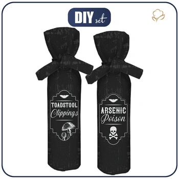 Weinflaschen-Überzug - ARSENIC - DIY set