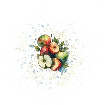 TUTTI FRUTTI APPLES - PANEL (60cm x 50cm)