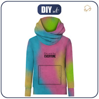 UNISEX HOODIE (HYDRA) - I"M NOT FOR EVERYONE - Nähset (86/92) 