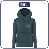 UNISEX HOODIE (HYDRA) - HERE COMES THE SUN - Nähset (86/92) 