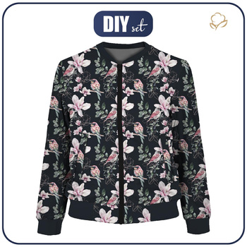 WOMEN’S BOMBER JACKET (KAMA) - SPRING MELODY PAT. 2 - sewing set L