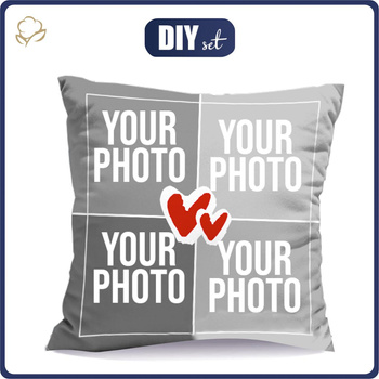 PILLOW 45X45 - WITH OWN PRINT 3 - front + back