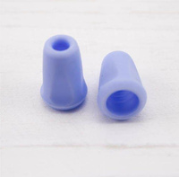 Plastic Cord Ends 17mm - BABY BLUE