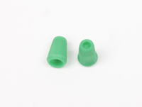 Plastic Cord Ends 17mm - GREEN