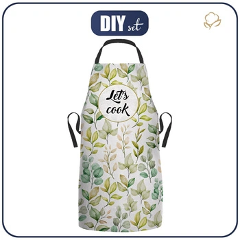 APRON - LET'S COOK - sewing set