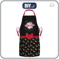 CHRISTMAS APRON - MERRY CHRISTMAS / deers