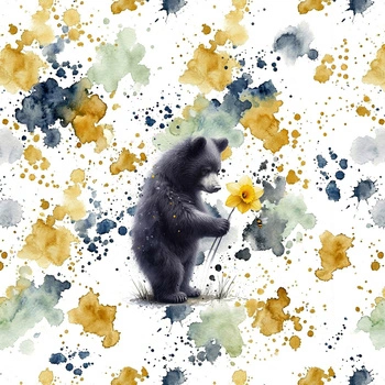 BEAR WZ. 1 - PANEL (60cm x 50cm)