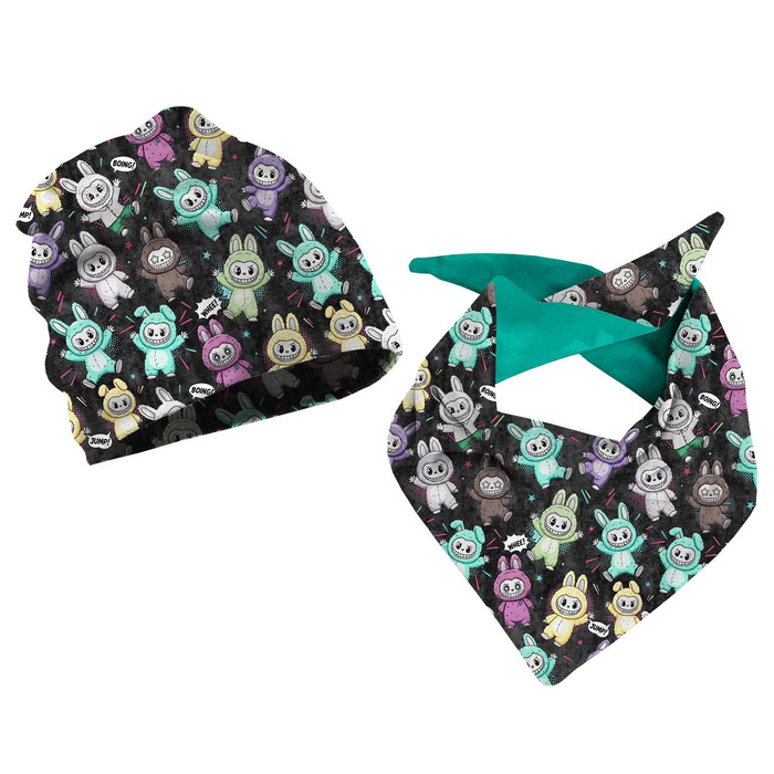 KID'S CAP AND SCARF (CLASSIC) - CREEPY CUTE WZ.5 - sewing set