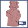 KINDER HOODIE TEDDY (PARIS) - MELANGE ROSENQUARZ - Nähset