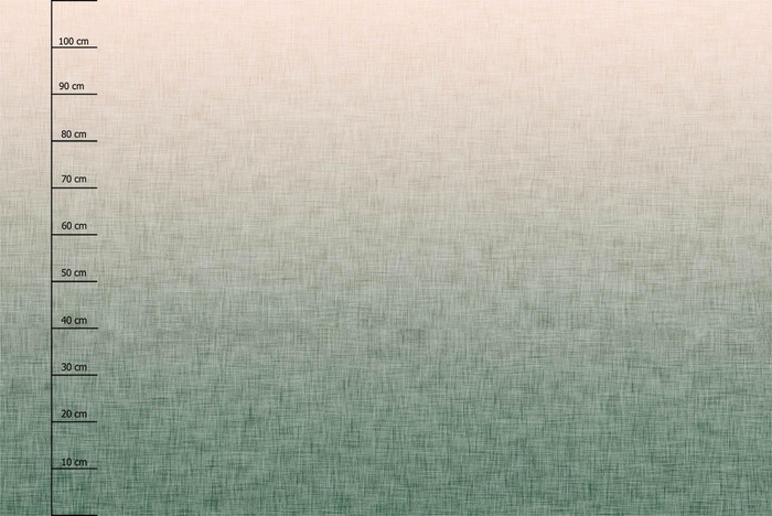 OMBRE / ACID WASH - green (pale pink) - panel, looped knit 