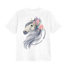 2-PACK - KINDER T-SHIRT - PFERD m. 2 - Nähset (140/146)