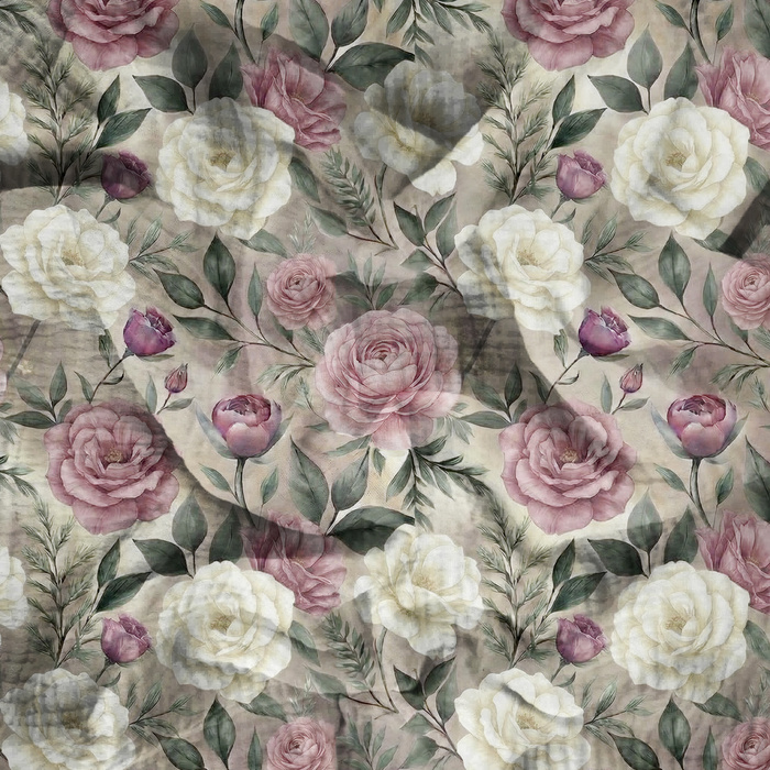 Flowers wz. 69 - Baumwoll Musselin