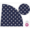 WEIHNACHTSBAUM - SCHNEEFLÖCKCHEN M. 5 (WINTERZEIT) / navy - DIY IT'S EASY