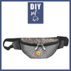 HIP BAG - SOLAR SYSTEM (SPACE EXPEDITION) / ACID WASH GREY - small