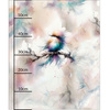 CUTE BIRD - panel (60cm x 50cm)  Cotton woven fabric