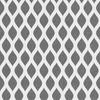 CHAINS (GREY) / white- looped knit fabric