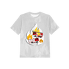 2-PACK - KINDER T-SHIRT - FEUERWEHRMANN - Nähset (92/98)
