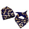 KID'S CAP AND SCARF (CLASSIC) - BUTTERFLIES / gold 44-47