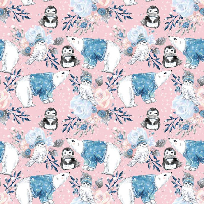 ENCHANTED WINTER MIX / pink (ENCHANTED WINTER) - softshell