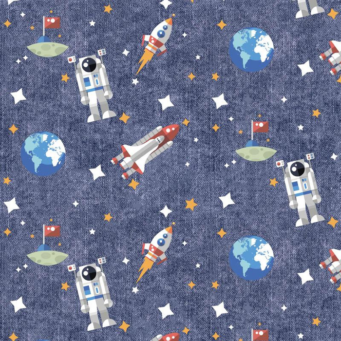 IN THE SPACE PAT. 2 (SPACE EXPEDITION) / ACID WASH DARK BLUE - softshell